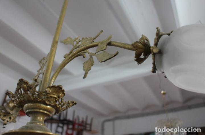 Antig&uuml;edades: antigua l&aacute;mpara sXIX - Foto 3