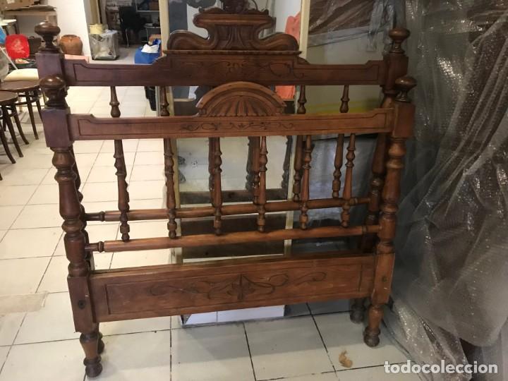 Antig&uuml;edades: CAMA ALFONSINA RESTAURADA - Foto 5