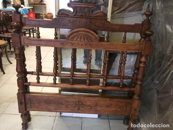 Antig&uuml;edades: CAMA ALFONSINA RESTAURADA - Foto 8