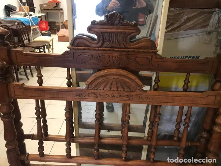 Antig&uuml;edades: CAMA ALFONSINA RESTAURADA - Foto 9
