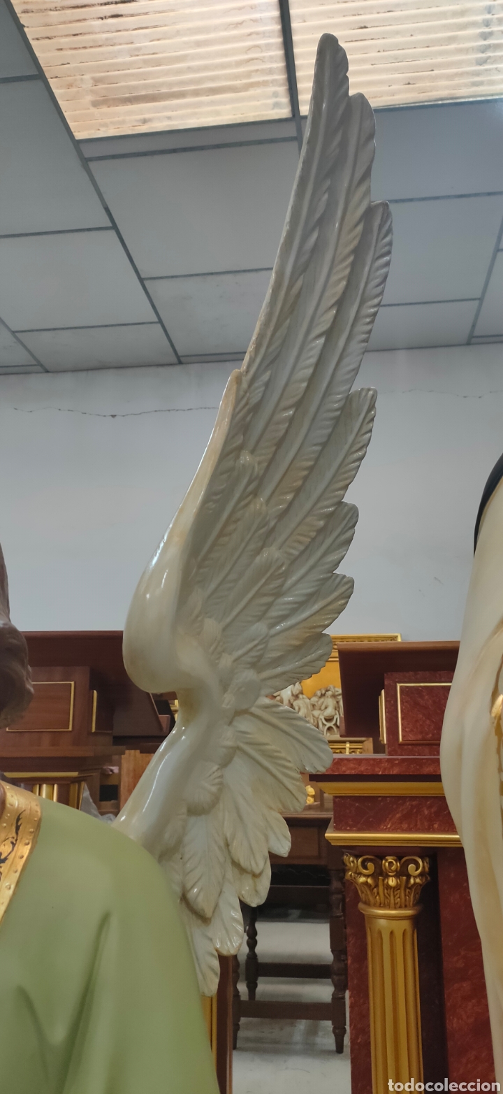 Antig&uuml;edades: &Aacute;ngel de madera - Foto 2