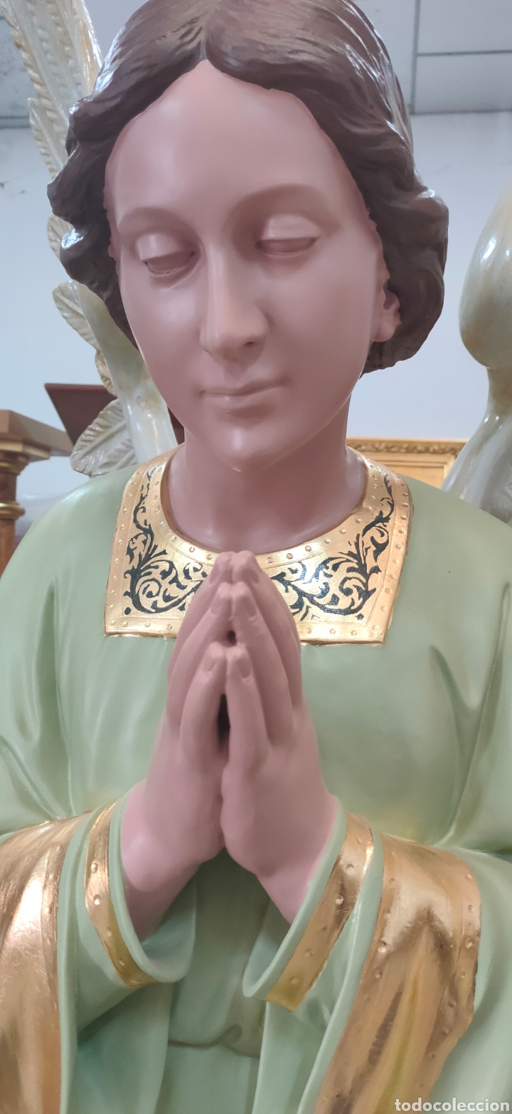 Antig&uuml;edades: &Aacute;ngel de madera - Foto 3