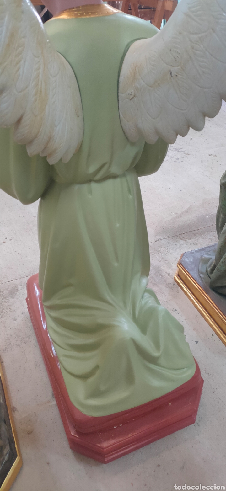 Antig&uuml;edades: &Aacute;ngel de madera - Foto 4