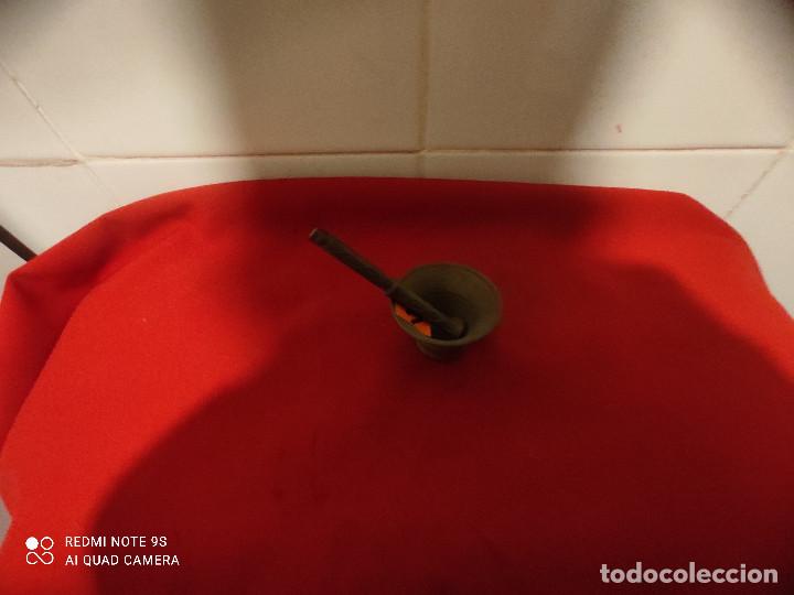 Antig&uuml;edades: mortero de bronce peque&ntilde;o - Foto 2