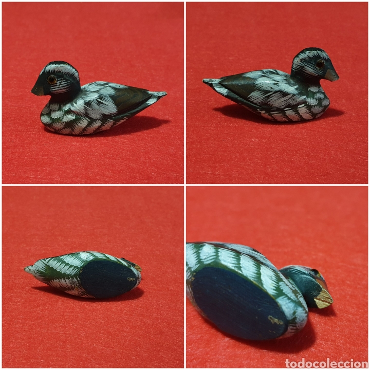 Antig&uuml;edades: Patos de madera pintados a mano - Foto 4