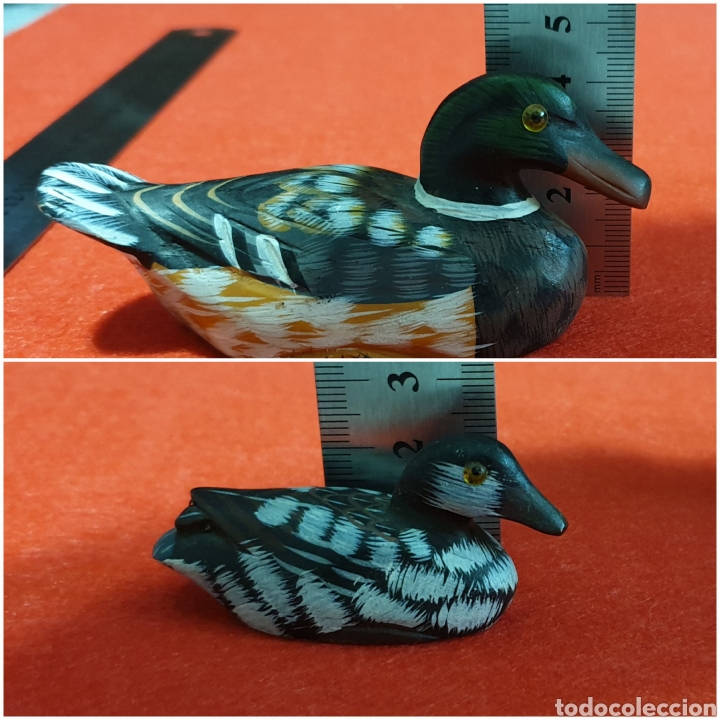 Antig&uuml;edades: Patos de madera pintados a mano - Foto 6