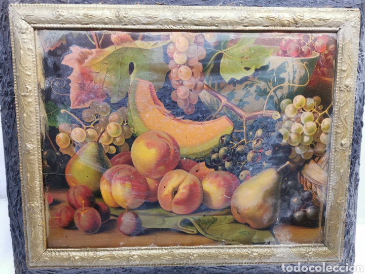 Antig&uuml;edades: Marco con bodeg&oacute;n - Foto 2