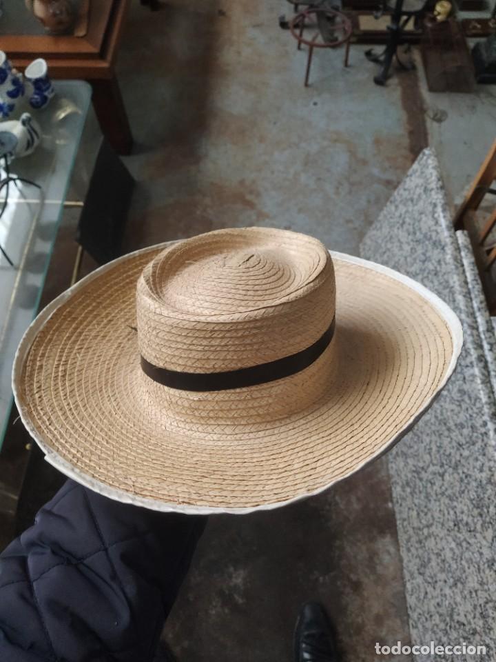 Antig&uuml;edades: SOMBRERO HOJA DE PALMA.. - Foto 5