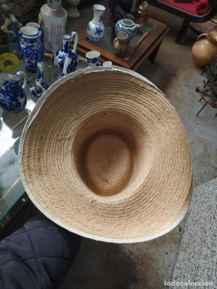 Antig&uuml;edades: SOMBRERO HOJA DE PALMA.. - Foto 6