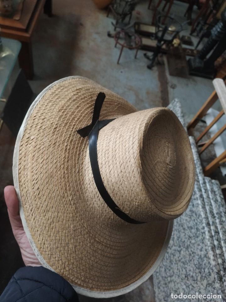 Antig&uuml;edades: SOMBRERO HOJA DE PALMA.. - Foto 10