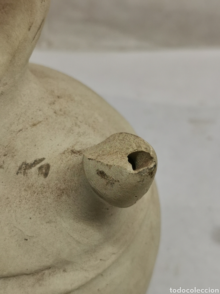 Antig&uuml;edades: Botijo barro blanco - Foto 3