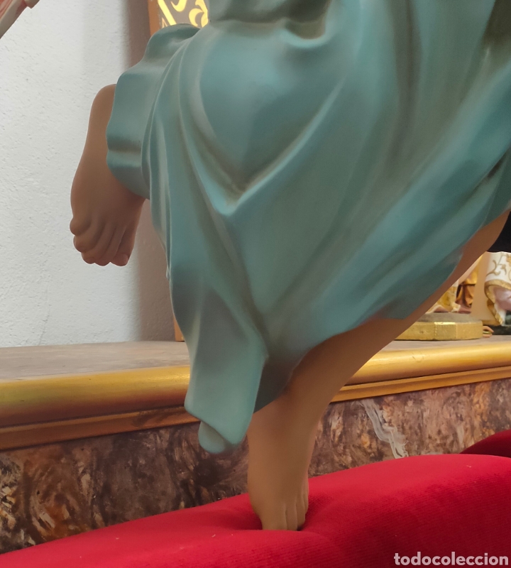 Antig&uuml;edades: Antiguo &aacute;ngel de madera - Foto 3