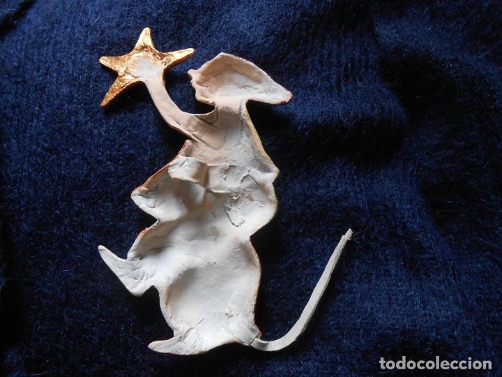 Antig&uuml;edades: DUENDE con ESTRELLA -Papel Mach&eacute; - - Foto 4