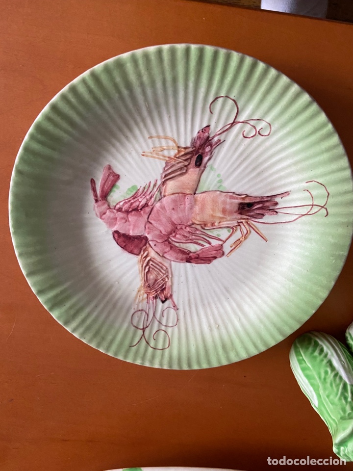 Antig&uuml;edades: Original vajilla para pescado de manises - Foto 7