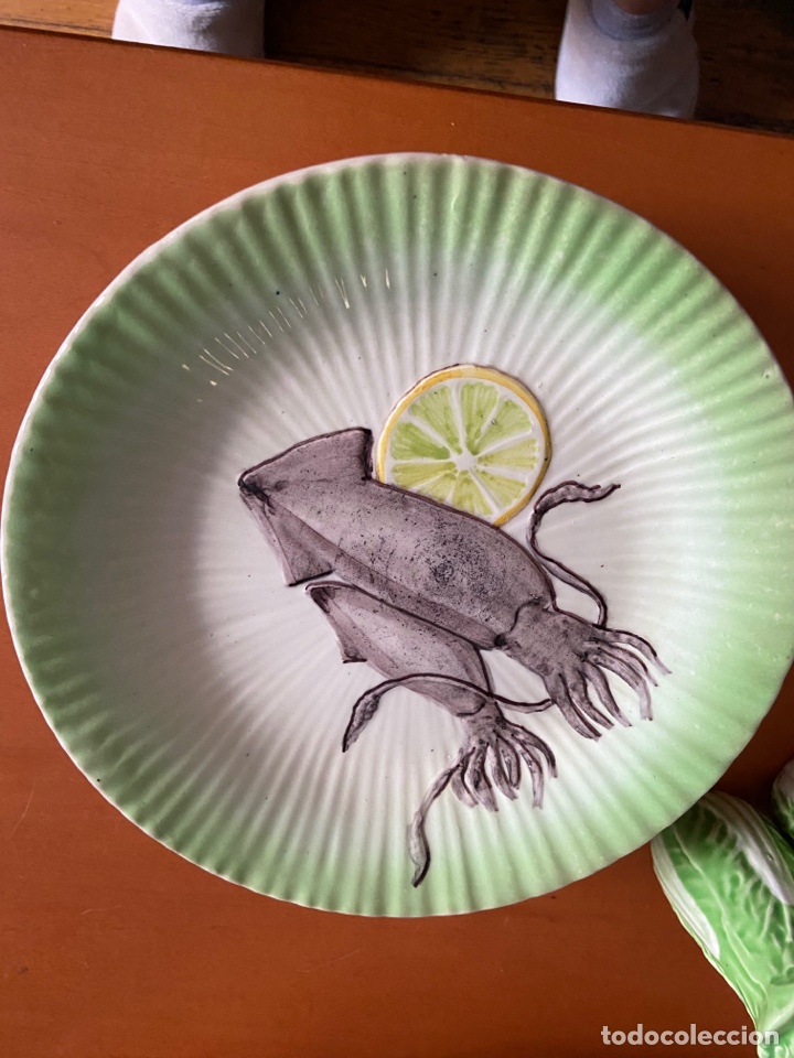 Antig&uuml;edades: Original vajilla para pescado de manises - Foto 9