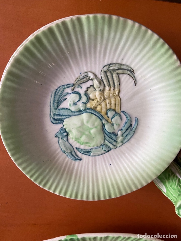 Antig&uuml;edades: Original vajilla para pescado de manises - Foto 11