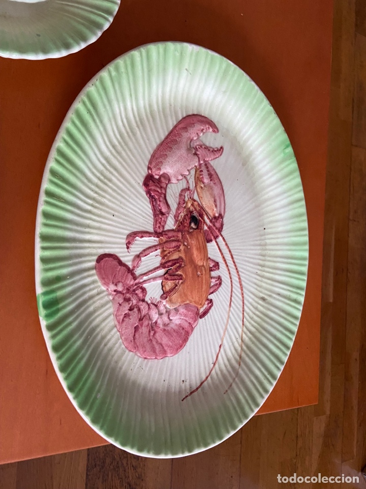 Antig&uuml;edades: Original vajilla para pescado de manises - Foto 12