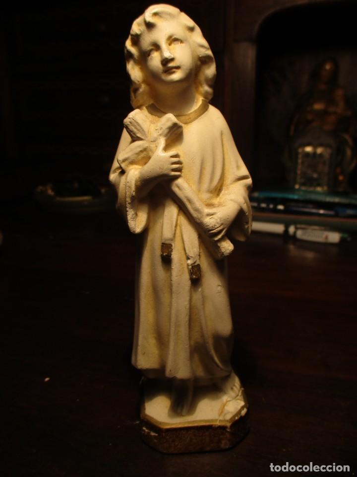 Antig&uuml;edades: ni&ntilde;o Jes&uacute;s con la cruz - Foto 1