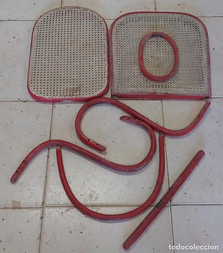 Antig&uuml;edades: Piezas mecedora, brazos, respaldo, asiento - Foto 1