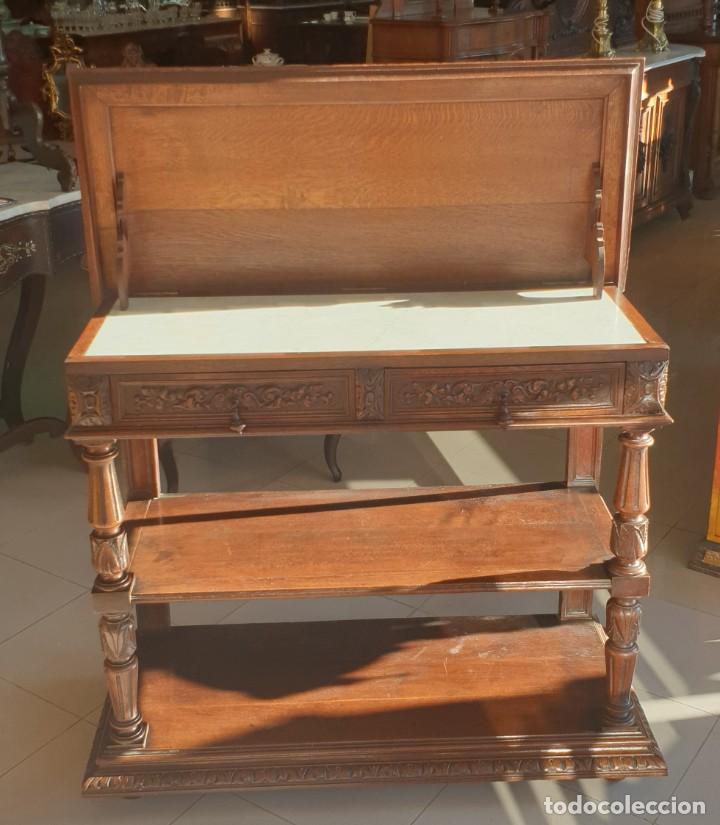 Antig&uuml;edades: Trinchero de roble antiguo - Foto 3