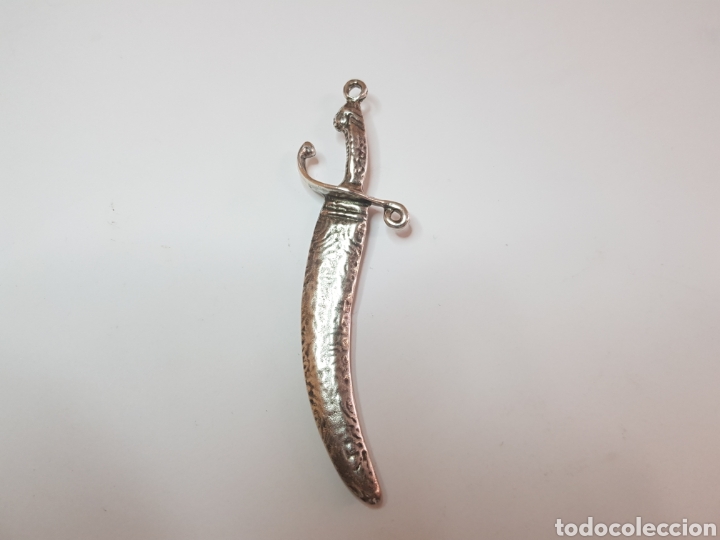 Antiques: #614 ESPADA EN PLATA DE LEY 925 11 CM