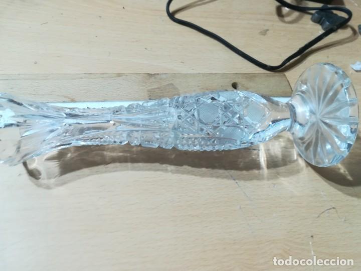 Antig&uuml;edades: FLORERO SOBRE MESA DE CRISTAL - Foto 4