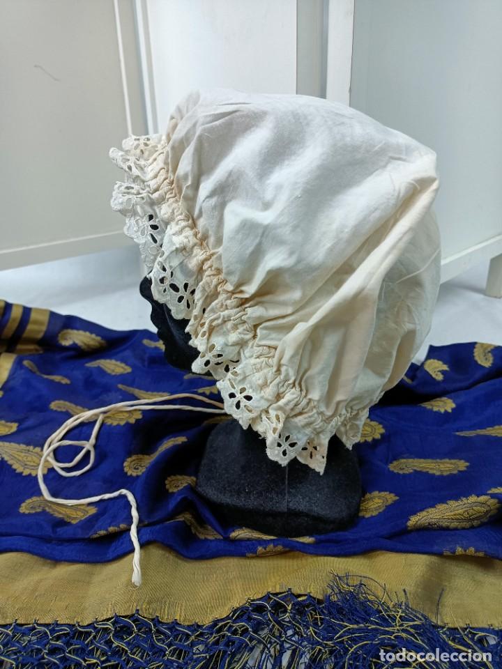 Antig&uuml;edades: ANTIGUO GORRO DE DORMIR - Foto 4