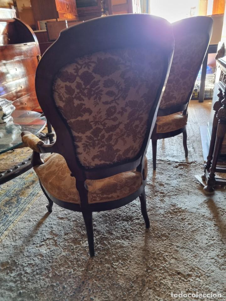 Antig&uuml;edades: Pareja de sillones - Foto 5