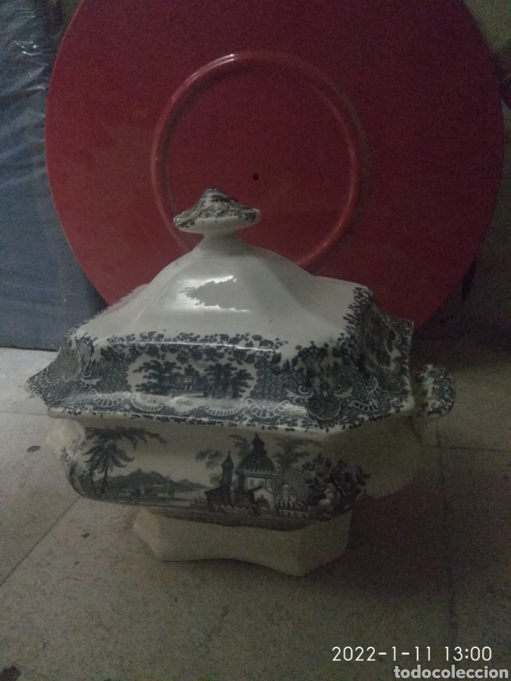 Antig&uuml;edades: Sopera porcelana - Foto 5