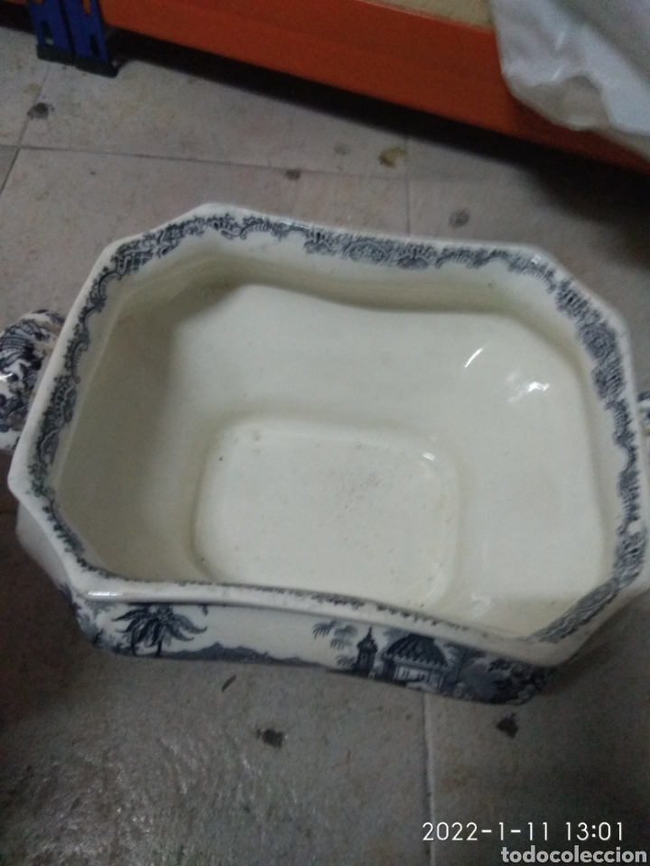 Antig&uuml;edades: Sopera porcelana - Foto 7