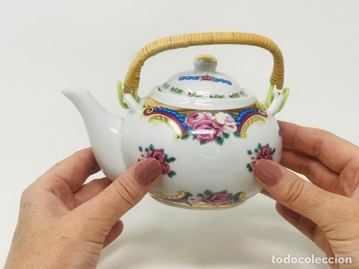 Antig&uuml;edades: Tetera porcelana de Limoges - Foto 2