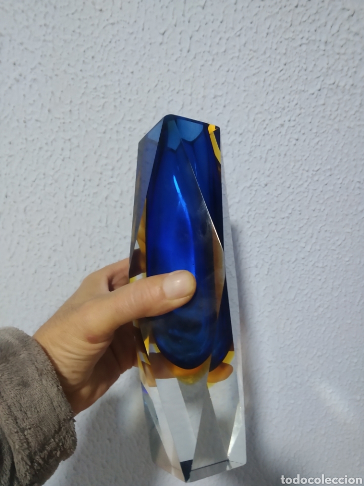 Antig&uuml;edades: Florero cristal Murano - Foto 2