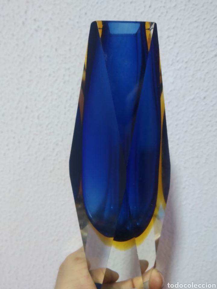 Antig&uuml;edades: Florero cristal Murano - Foto 1