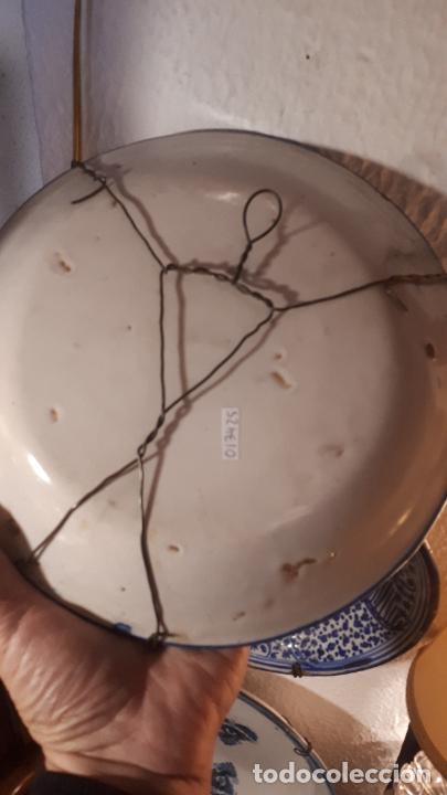 Antig&uuml;edades: Plato de Manises del siglo XIX. - Foto 4