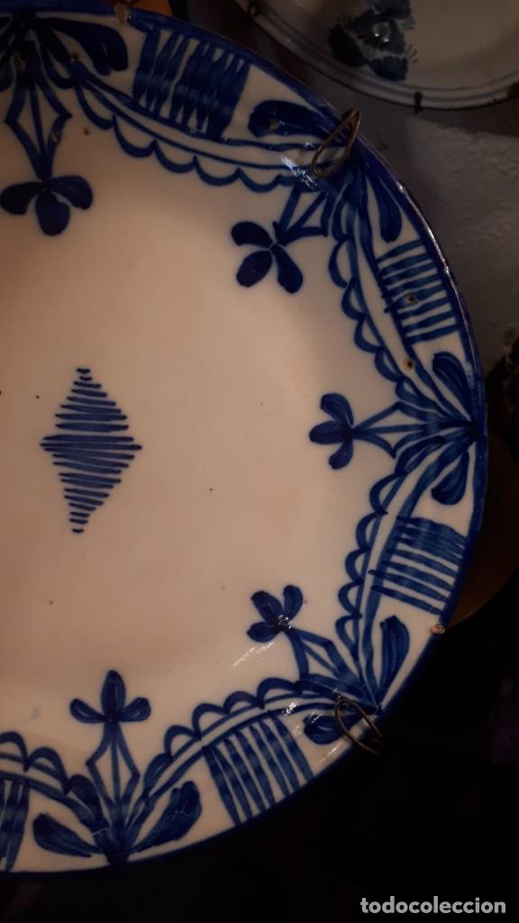 Antig&uuml;edades: Plato de Manises del siglo XIX. - Foto 5