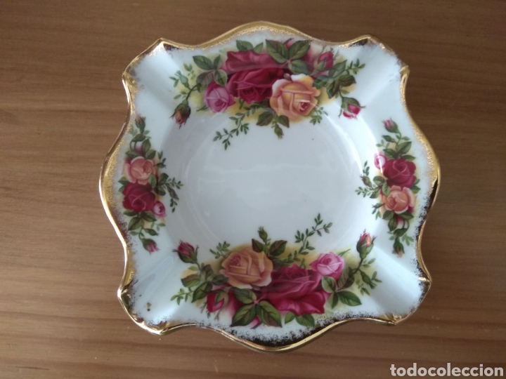 Antig&uuml;edades: Mechero y cenicero Royal Albert - Foto 2