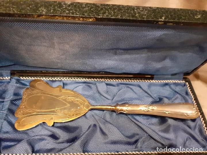 Antig&uuml;edades: Antigua Pala de Servir en su Estuche Original - Foto 2