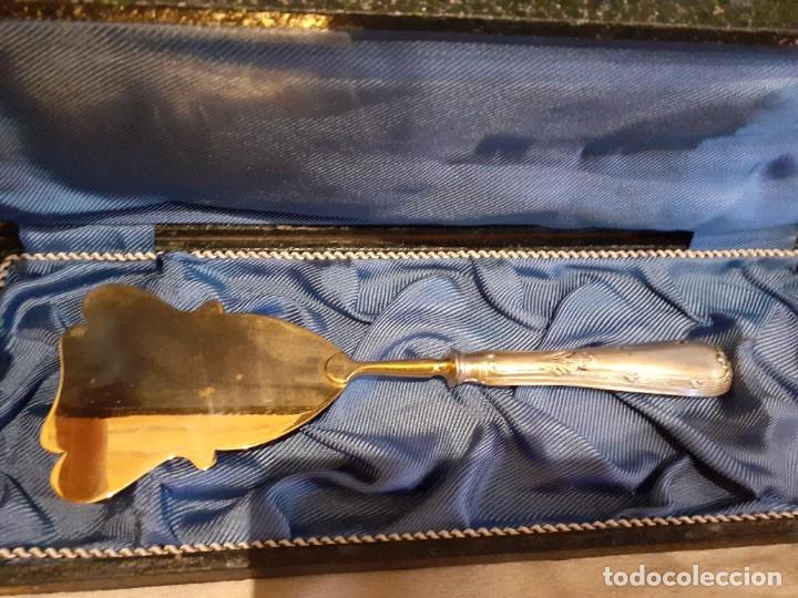 Antig&uuml;edades: Antigua Pala de Servir en su Estuche Original - Foto 7