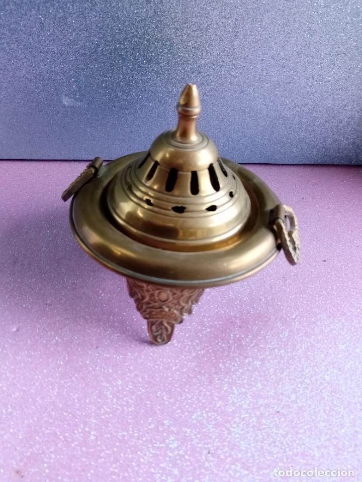 Antig&uuml;edades: BRACERO DE BRONCE o lat&oacute;n PEQUE&Ntilde;O - Foto 1