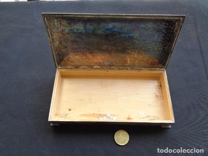 Antig&uuml;edades: CAJA DE ALPACA PUNZONADA - Foto 4