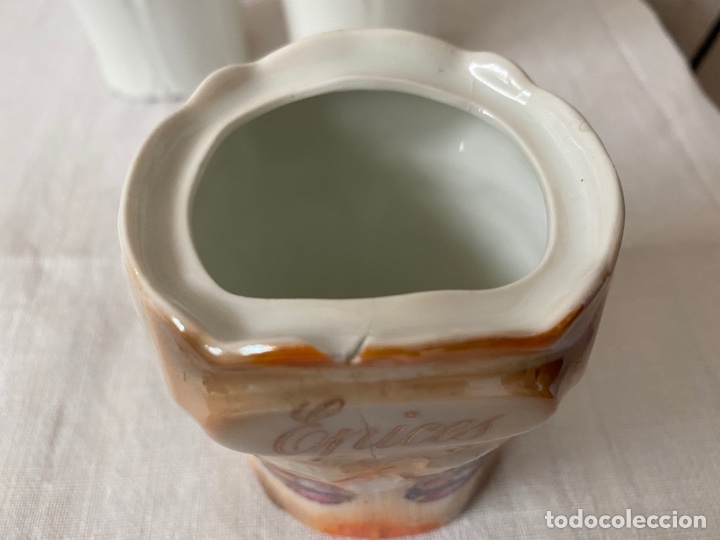 Antig&uuml;edades: Especieros antiguos de porcelana - Foto 7
