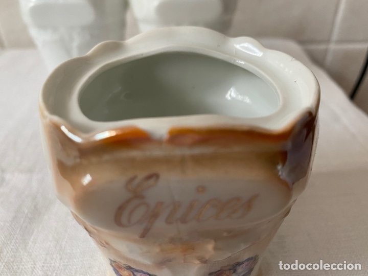 Antig&uuml;edades: Especieros antiguos de porcelana - Foto 8