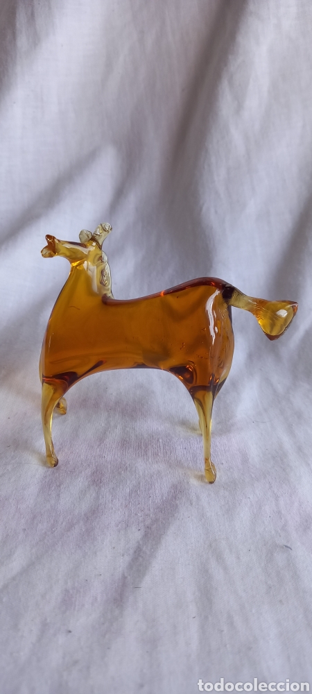Antig&uuml;edades: ANTIGUO CABALLO EN CRISTAL MURANO - Foto 2