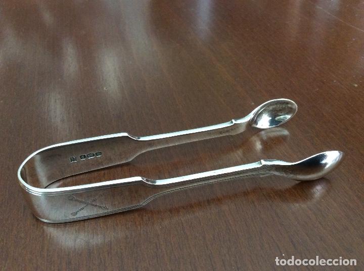 Antig&uuml;edades: ANTIGUAS PINZAS DE PLATA PARA AZUCAR - SOLID SILVER - SHEFFIELD c 1932 - Foto 3