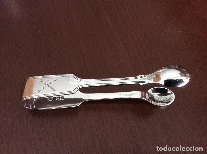 Antig&uuml;edades: ANTIGUAS PINZAS DE PLATA PARA AZUCAR - SOLID SILVER - SHEFFIELD c 1932 - Foto 1