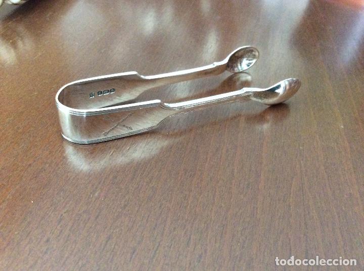 Antig&uuml;edades: ANTIGUAS PINZAS DE PLATA PARA AZUCAR - SOLID SILVER - SHEFFIELD c 1932 - Foto 5