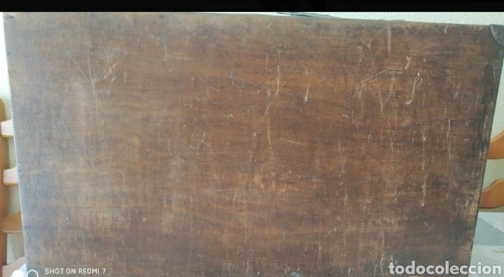 Antig&uuml;edades: Maleta de madera antigua - Foto 6