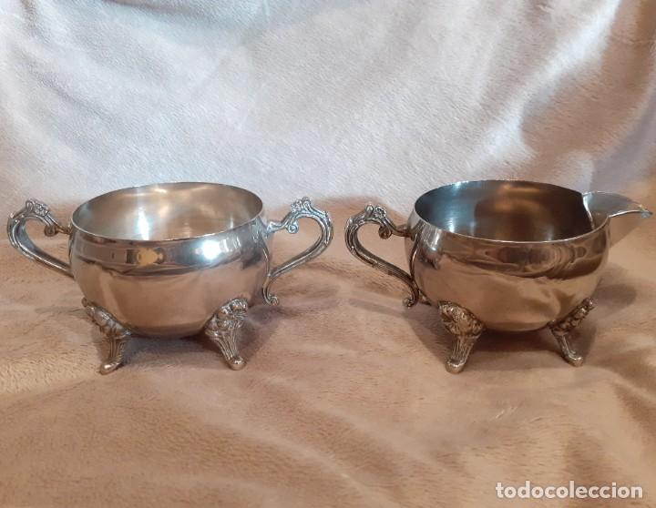 Antig&uuml;edades: Antigua Jarra de Leche y Azucarero - Foto 1