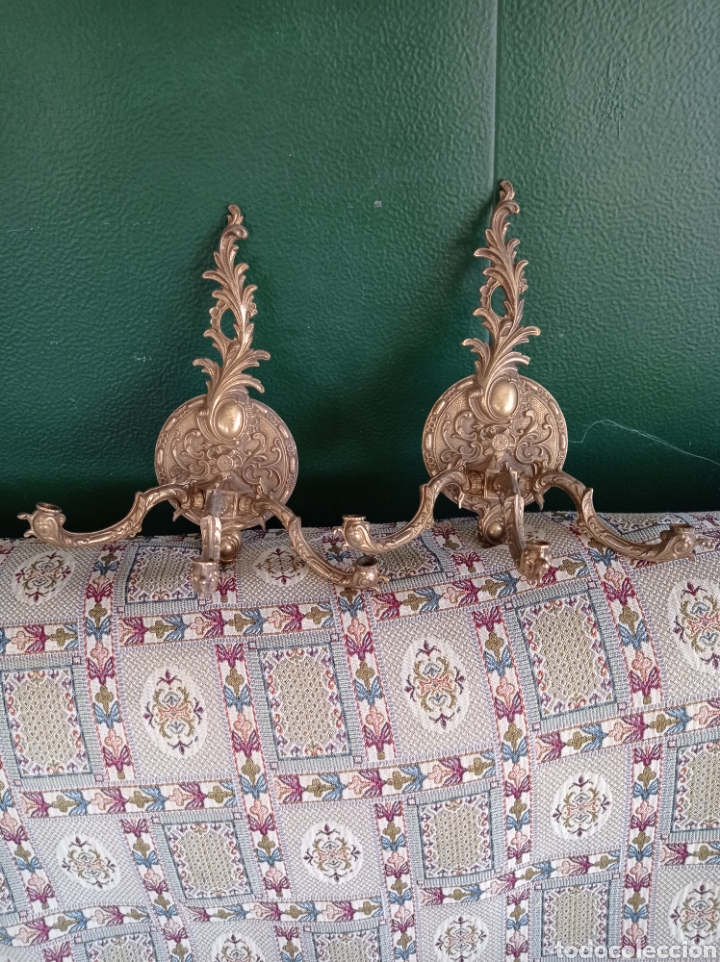 Antig&uuml;edades: Apliques de laton - Foto 1