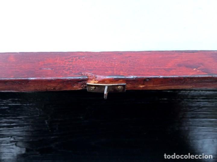 Antig&uuml;edades: Caja antigua de madera - Foto 4